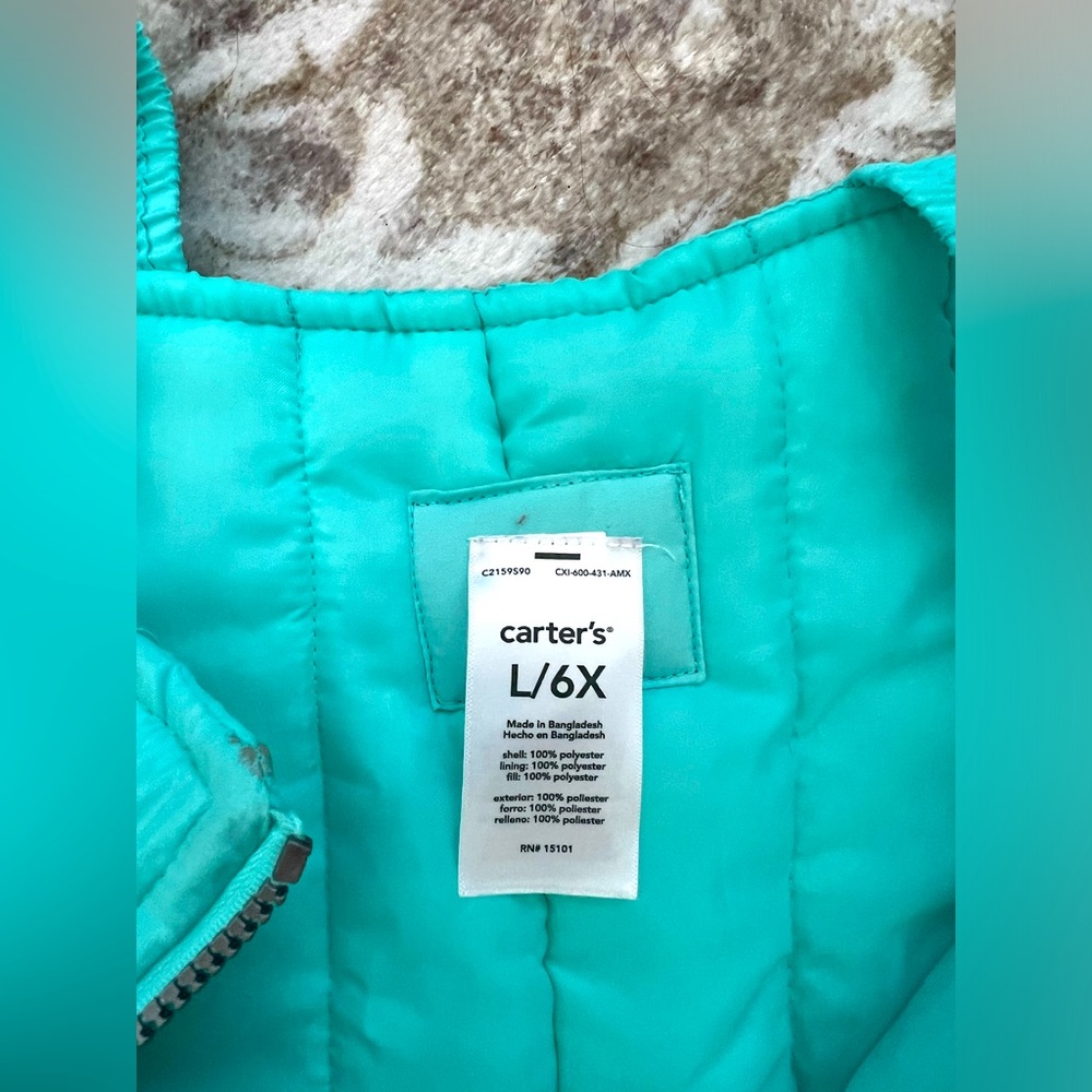 Carters girls snow bibs